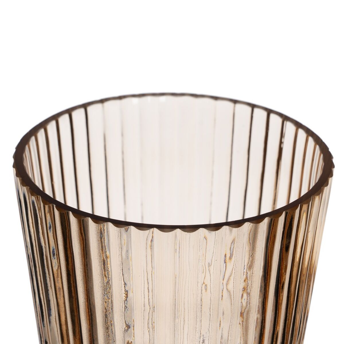 Vase Brun Krystal 15 x 15 x 24,5 cm